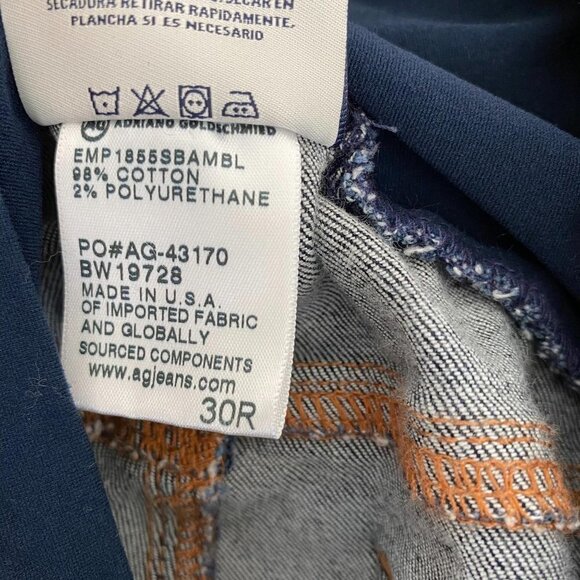 AG Adriano Goldschmied Maternity Skinny Jeans Over Belly Panel - Picture 5 of 8